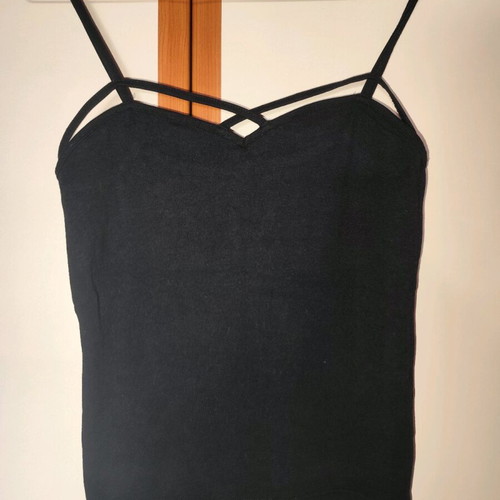 Black Bershka camisole used, size M