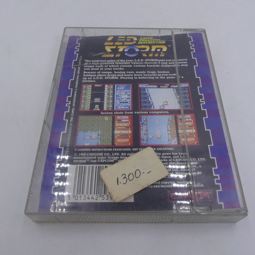 L.E.D. Storm ZX Spectrum 48/128K game used, Capcom
