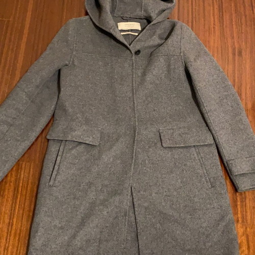 Wool coat Zara grey like new, size Small
