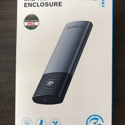 Orico M.2 SSD Enclosure PWM2-BK-EP new, 5Gbps, up to 4TB, black