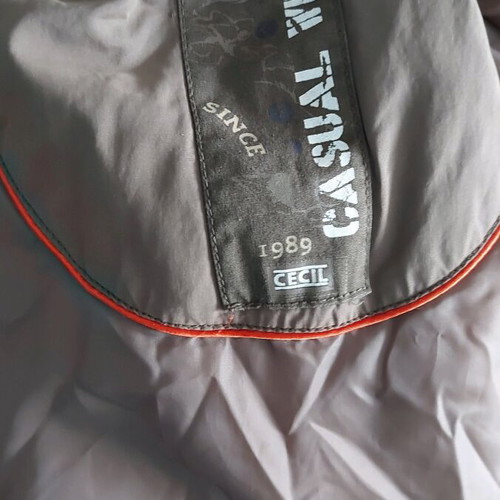 Cecil warm parka coat used, beige, large size