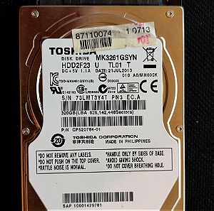 HDD Toshiba 320GB 2.5"
