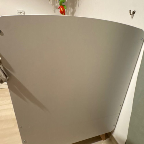 Baby Cot Convertible to Bed with Kokofinikas Mattress Like New