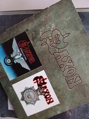 Saxon Wheels of Steel / Strong Arm of the Law Double CD used, metal