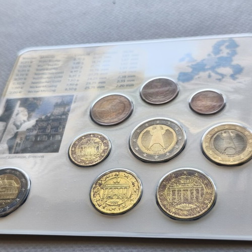 Official 2010 Germany Euro commemorative and circulating coin set