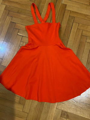 Zara red dress used, very good condition