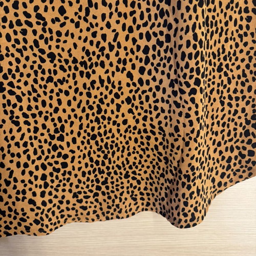 Shein animal print dress with belt size M camel and black like new