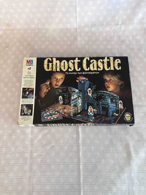 Ghost Castle 1991 MB Games Hasbro επιτραπέζιο παιχνίδι μεταχειρισμένο, λείπουν δύο βάσεις