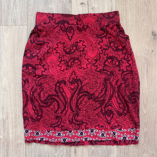 Desigual vintage Y2K abstract skirt women's colorful mandala size S like new