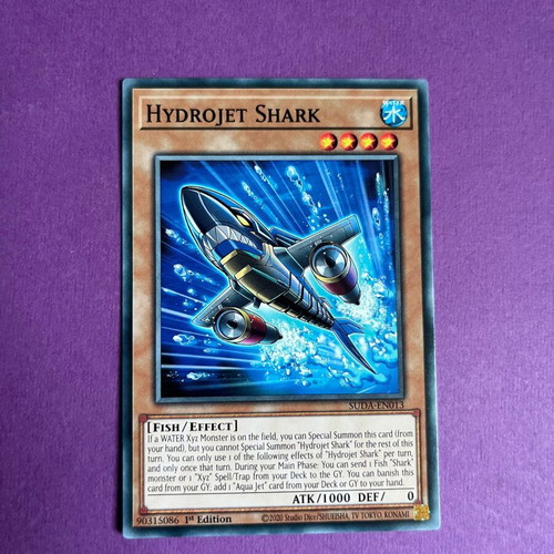 Yu-Gi-Oh! Hydrojet Shark Effect Monster Card, like new
