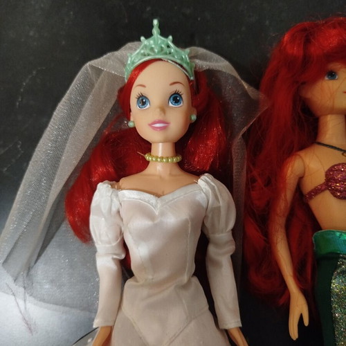 Disney Ariel dolls used, singing mermaid princess set