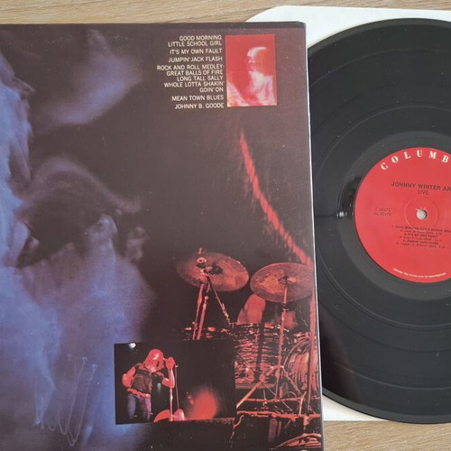 Johnny Winter Live gatefold LP