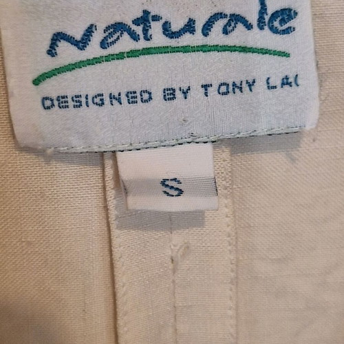 Naturale vintage skirt and vest made of silk and linen like new