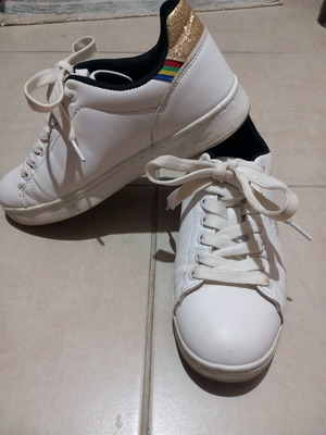 Benetton shoes size 36 like new, white