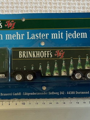 Brinkhoff's H0 Scale Truck Trailer like new, beer advertisement