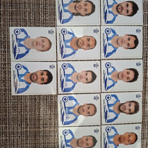 Superleague Greece 2009-2010 Atromitos stickers pack of 12 like new