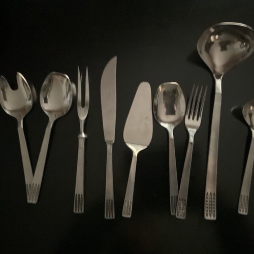 Solingen stainless steel cutlery set like new, 81 pieces