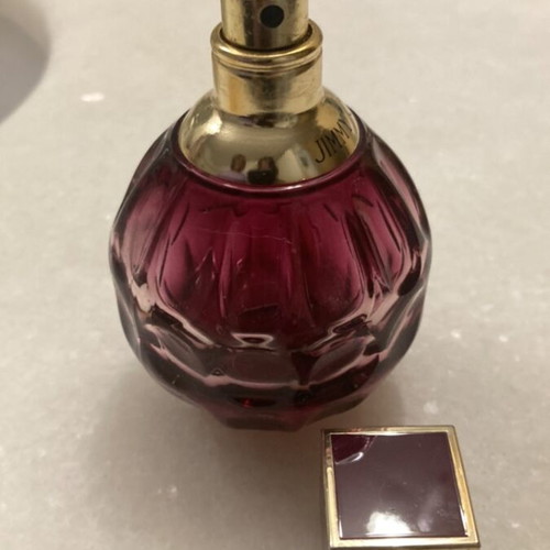 Jimmy Choo perfume bottle used, empty