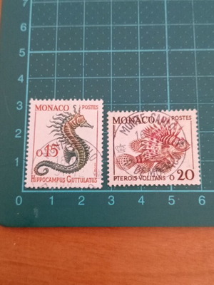 Monaco Stamps 1960 Marine Life and Plants like new
