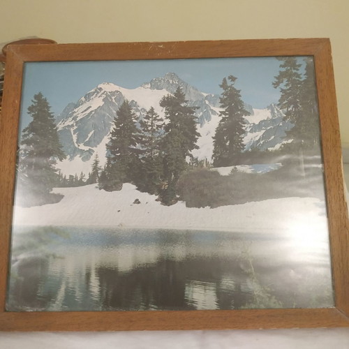 Vintage frames used, set of 2 pieces