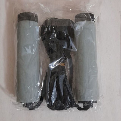 Fitness set new with jump rope and resistance band
