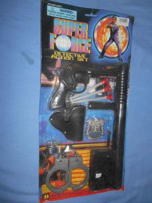 Καρτέλα Super Force Detective Action Set καινούργιο, σετ 10 τεμαχίων