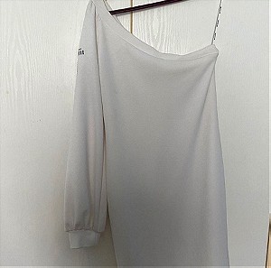 Λευκό φορεμα BSB με έναν ώμο