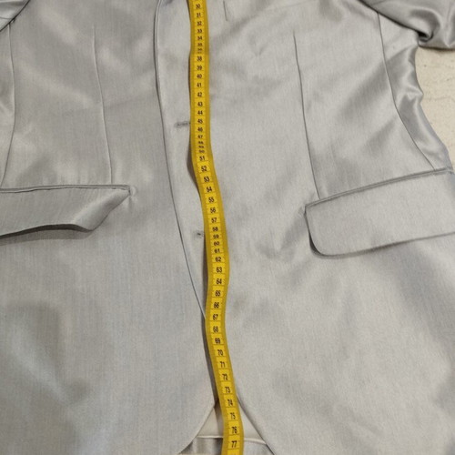 Berto Lucci suit gray, like new, includes shirt size M