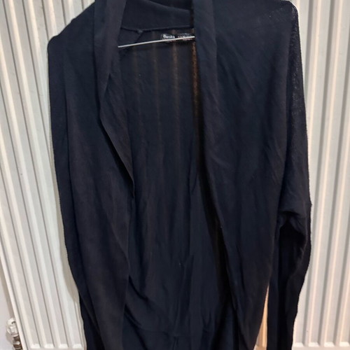 Bershka cardigan knit like new, black, size M