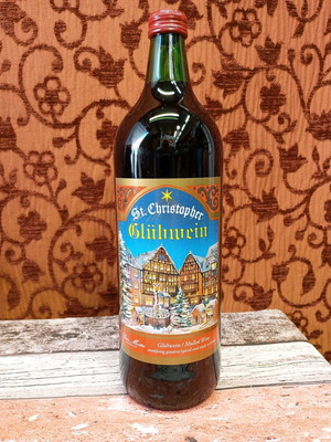 St. Christopher Glühwein red wine new, 1 liter