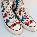 Converse All Star Chuck Taylor Aztec Pattern High Top Sneakers, size 39