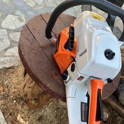 Nakayama PC4600 petrol chainsaw used, 45 cc, 2.45 HP, 45 cm bar