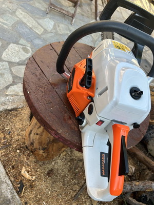 Nakayama PC4600 petrol chainsaw used, 45 cc, 2.45 HP, 45 cm bar