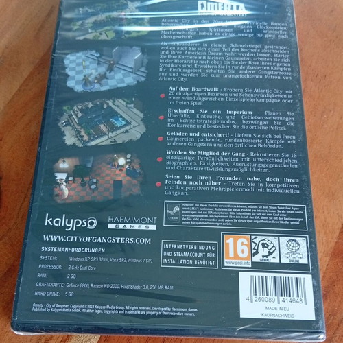 Omerta City of Gangsters PC game, Kalypso
