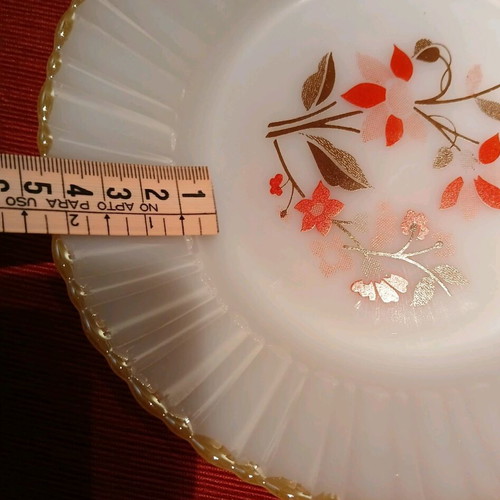 Vintage Termocrisa Mexico opaline plates and mugs set