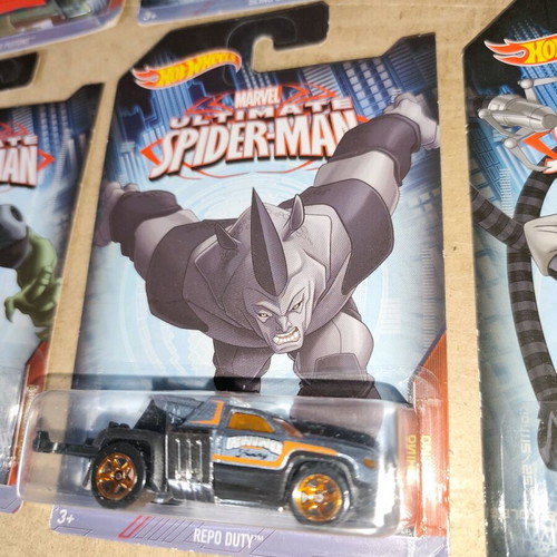 Hot Wheels Marvel Ultimate Spiderman set of 6 cars new