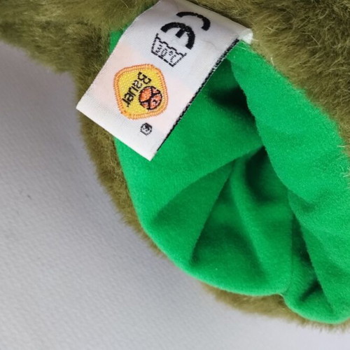 Frog plush hand puppet for puppet theater 32 cm like new