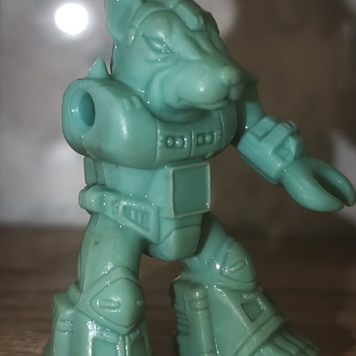 Teratomachos blue dog figure
