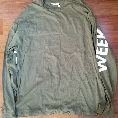 Asos Weekend Collective Oversized μακρυμάνικο T Shirt Τοπ γυναικείο χακί small μεταχειρισμένο