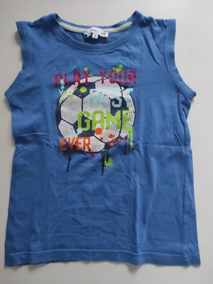 Look at me sleeveless shirt used No6 blue 110 cm
