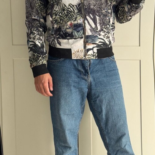 Zara Floral Bomber like brand new, regular fit, multicolor