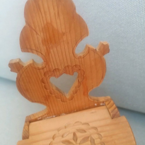 Wooden vintage spice holder used
