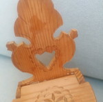Wooden vintage spice holder used