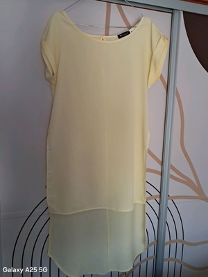 Long asymmetrical blouse yellow Hyper like new