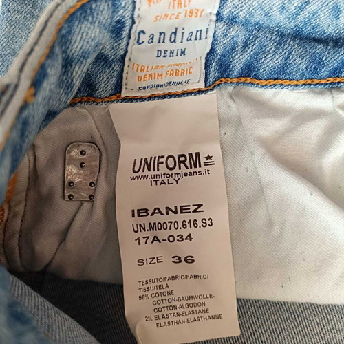 Uniform Jeans men's XL like new, blue