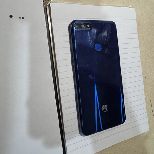 Huawei smartphone, fully functional, blue, Android