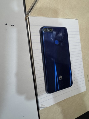 Huawei smartphone, fully functional, blue, Android