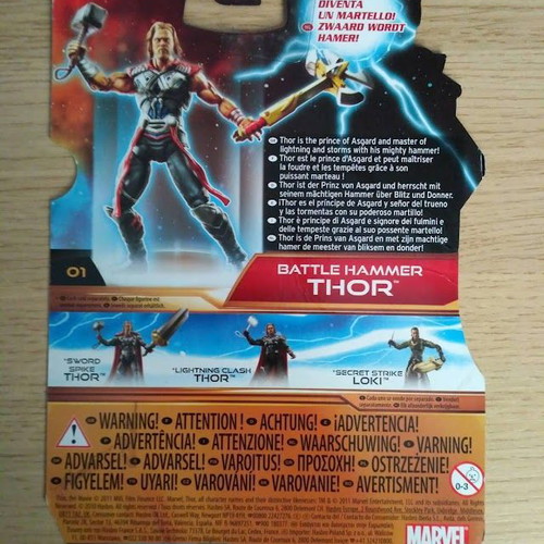 Thor & Loki (2 figures), Marvel/Hasbro, in excellent condition, package 12€