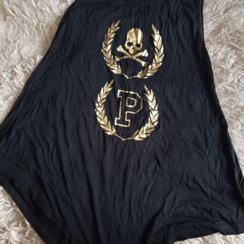 Women's tank top new, black and white