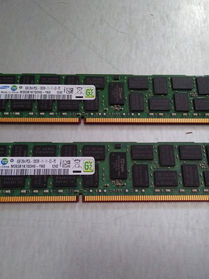 Μνήμες Samsung DDR3 RDIMM 16GB (2 x 8GB) σαν καινούργιο, 1600 MHz για server ή workstation